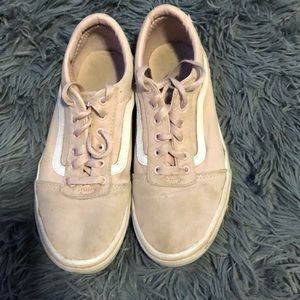Light pink vans for girls!!
